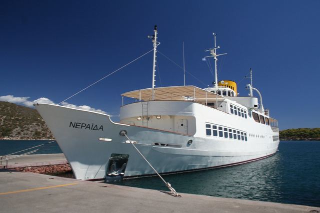 Totally re-fitted 'Neraida' in Ermioni and Hydra in Sept. 2013